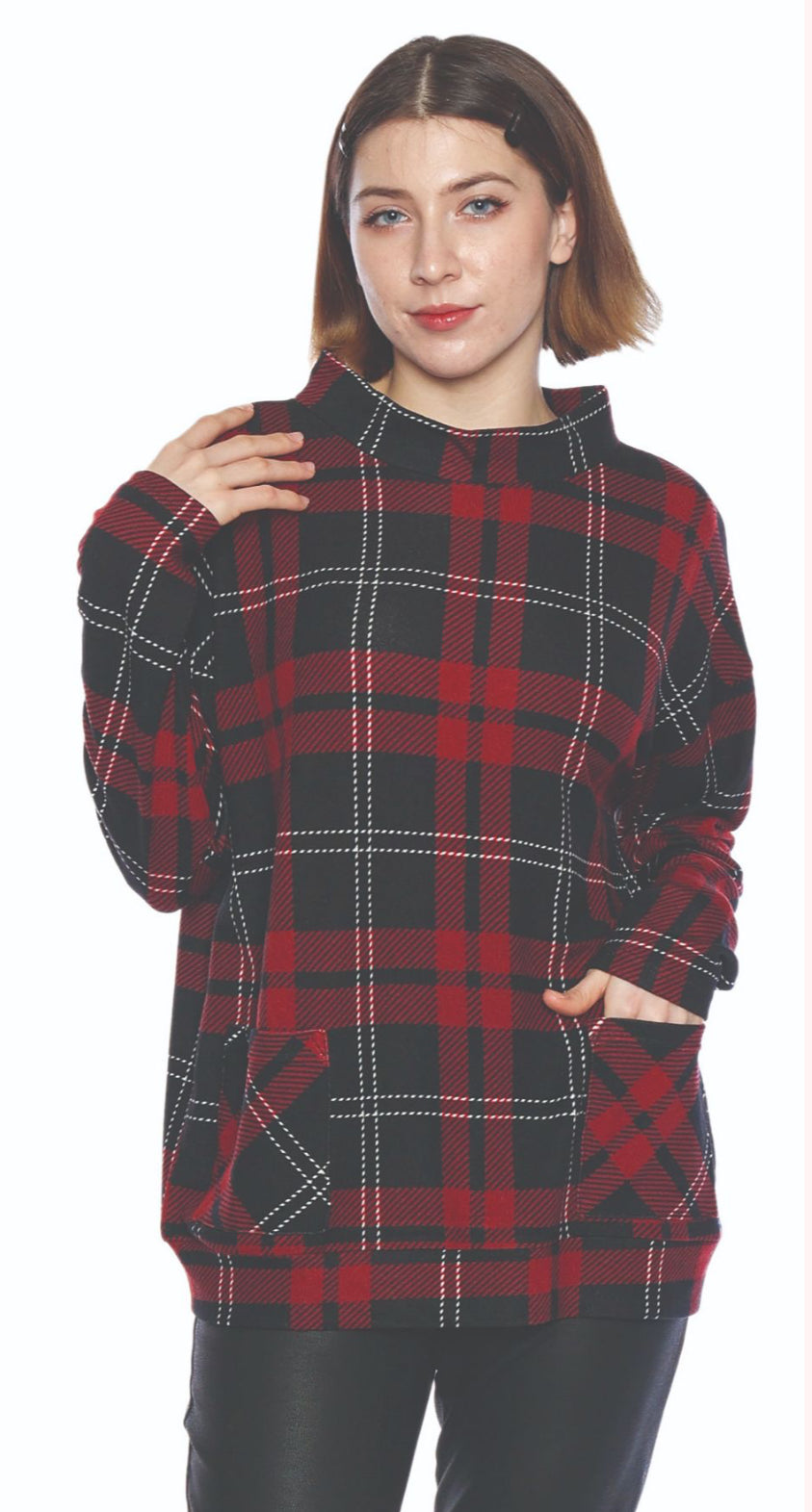 Red Plaid With Pockets