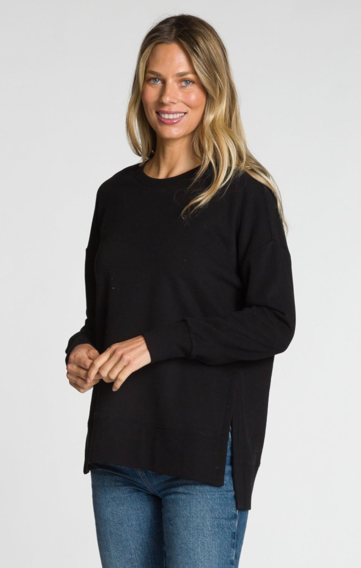 Brushed fleece Sweater