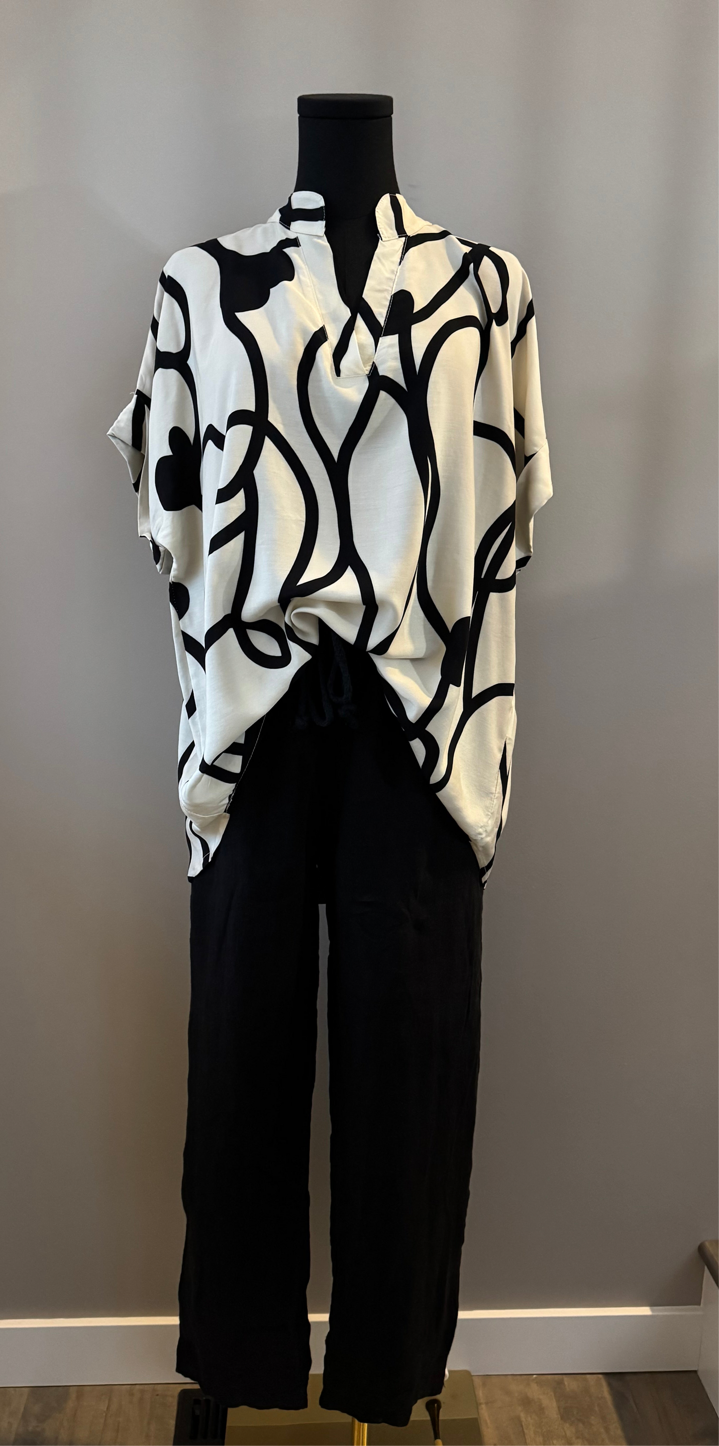 Heart print top