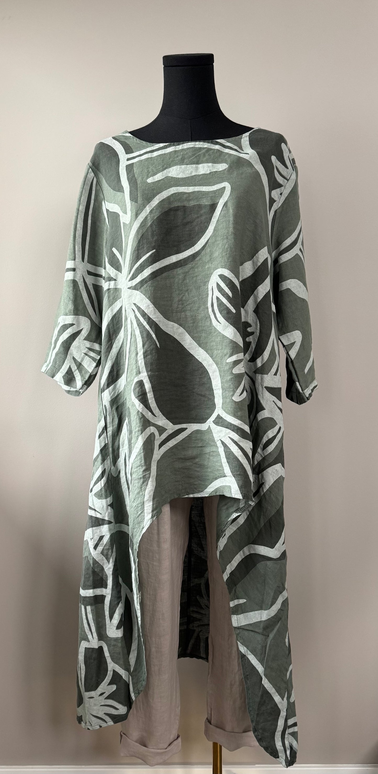 Printed Hi-Low Tunic