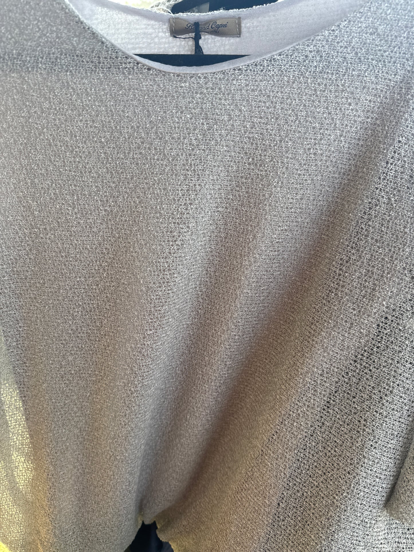 Speckled Sweater Top