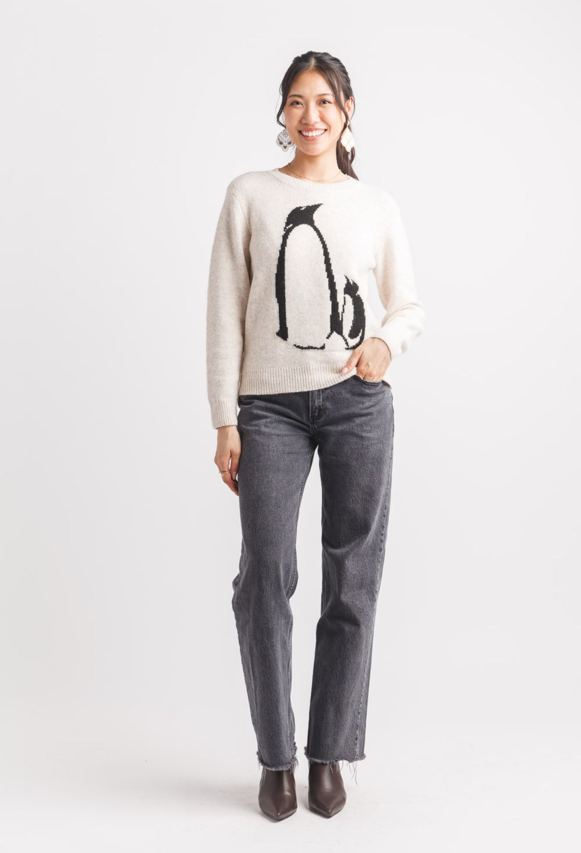Knit penguin