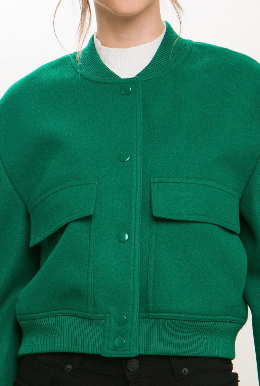 Love Tree Button Up Short Shacket