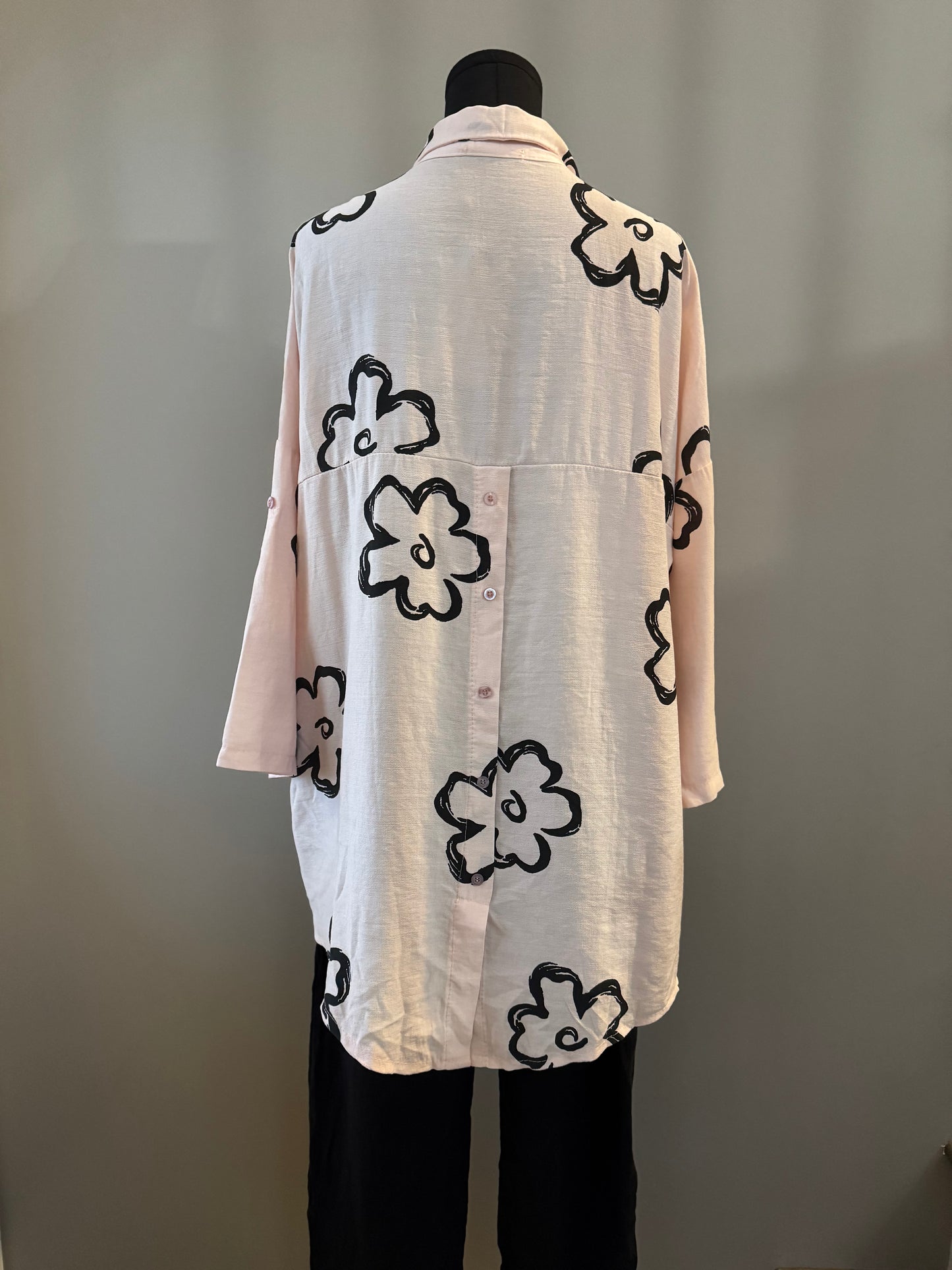 Flower tunic top