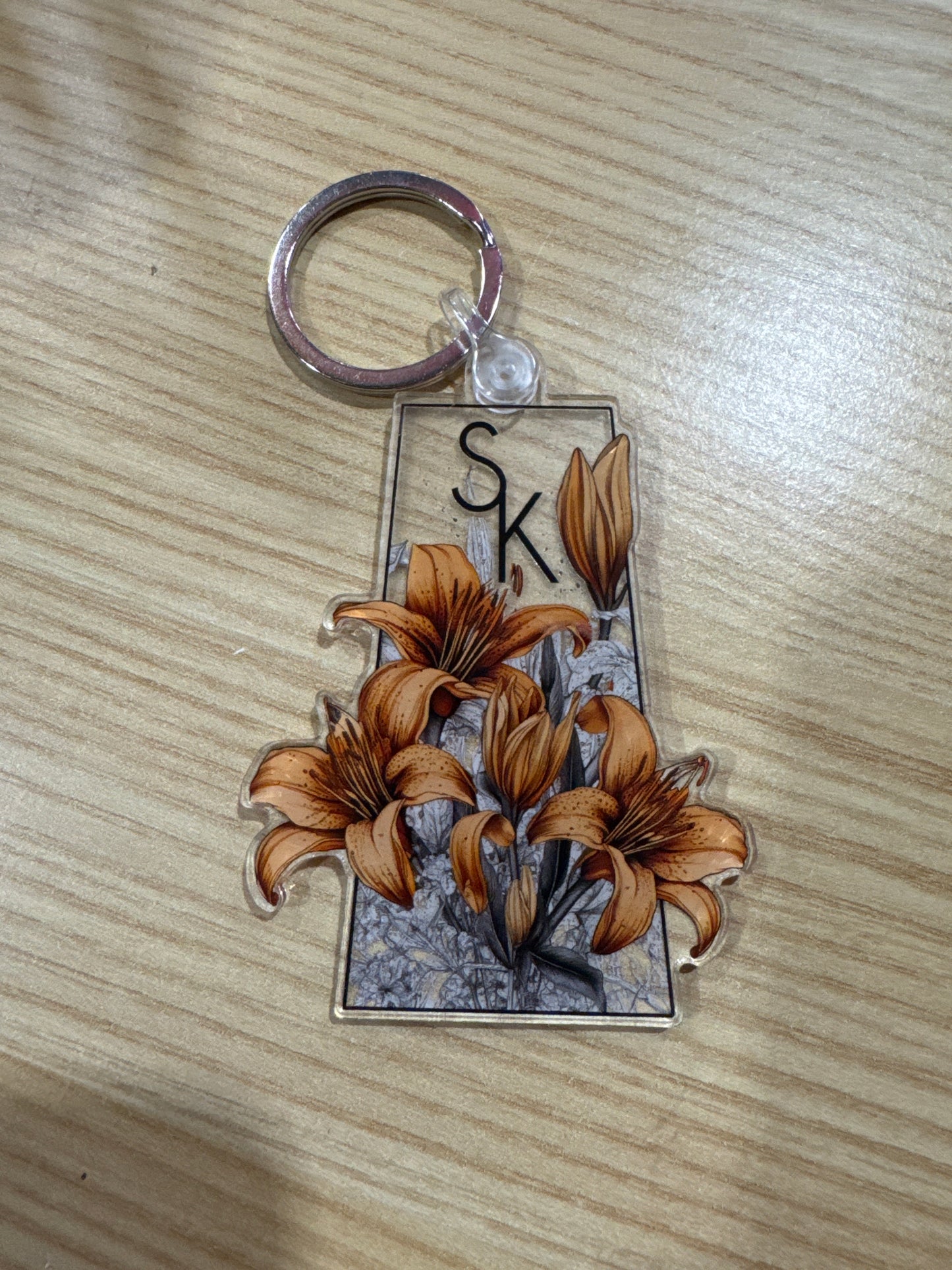 Lily key chain