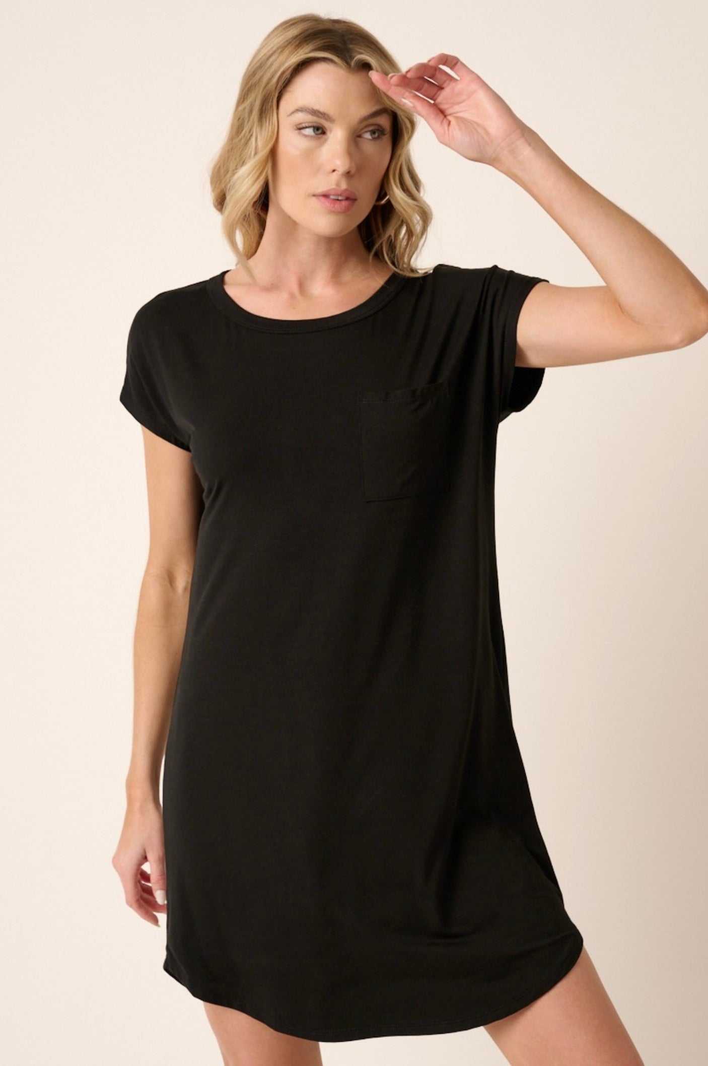 Bamboo dress with pocket