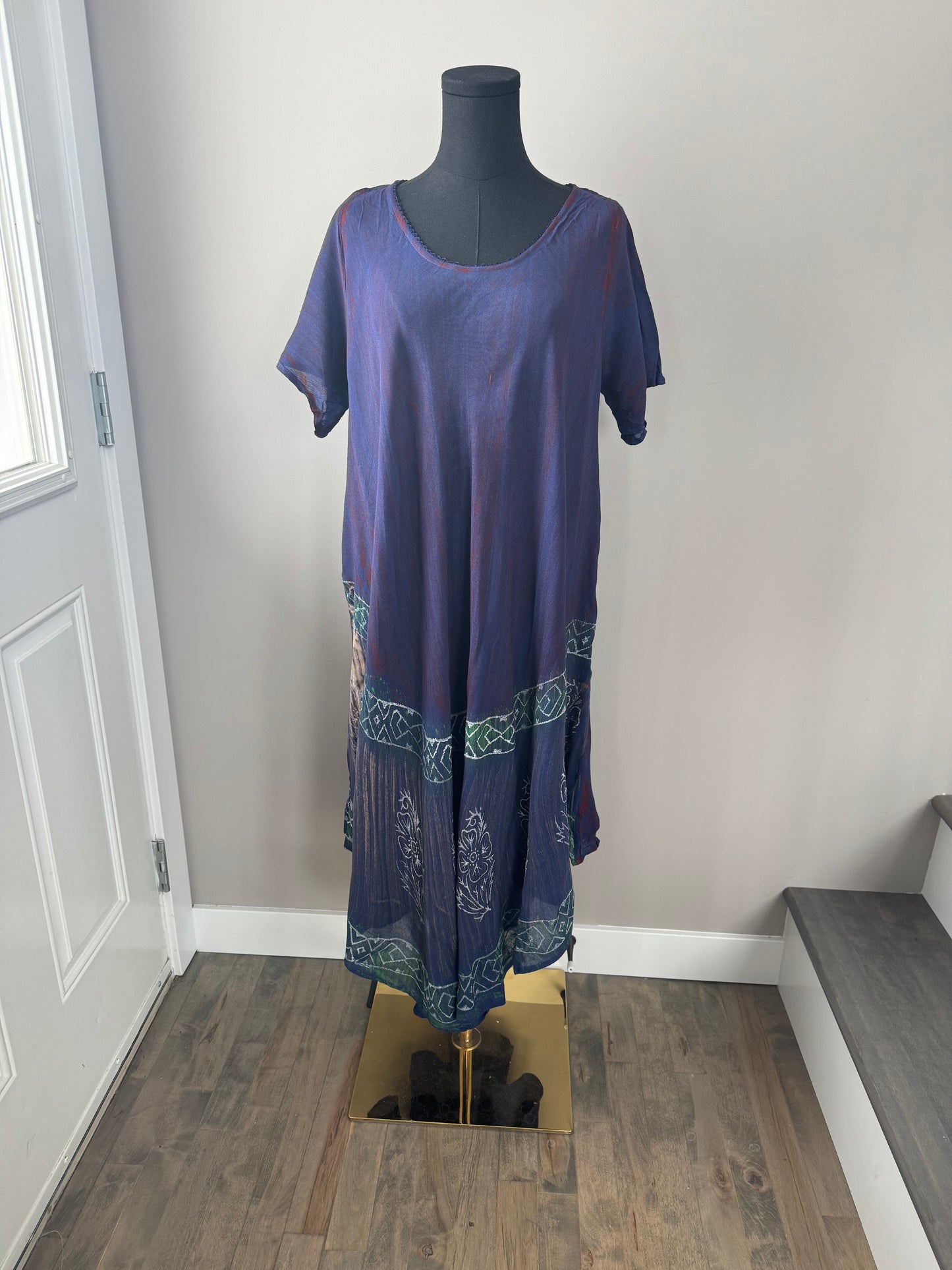 Tie Dye Dress w Sleeve