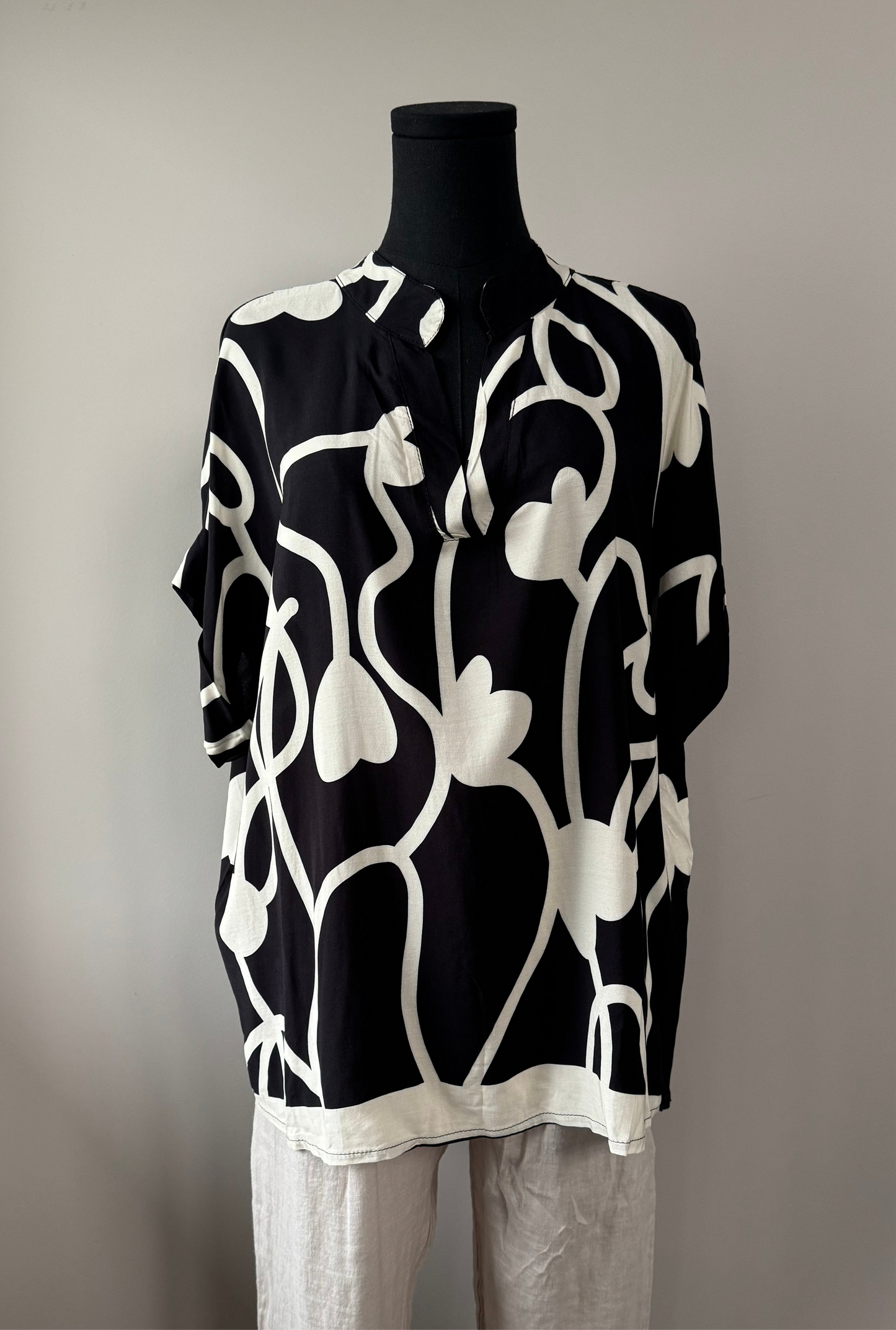 Heart print top