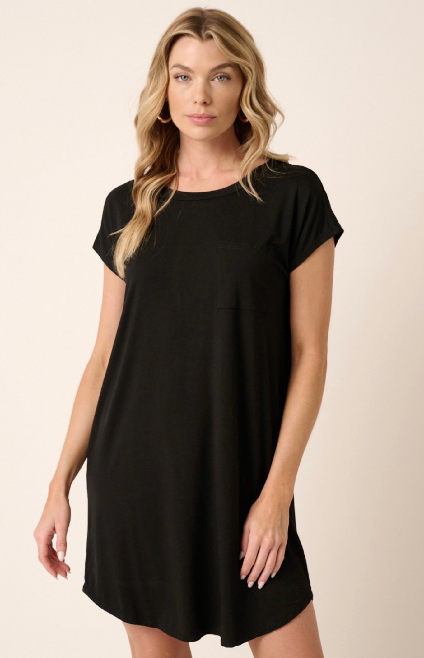 Bamboo dress with pocket