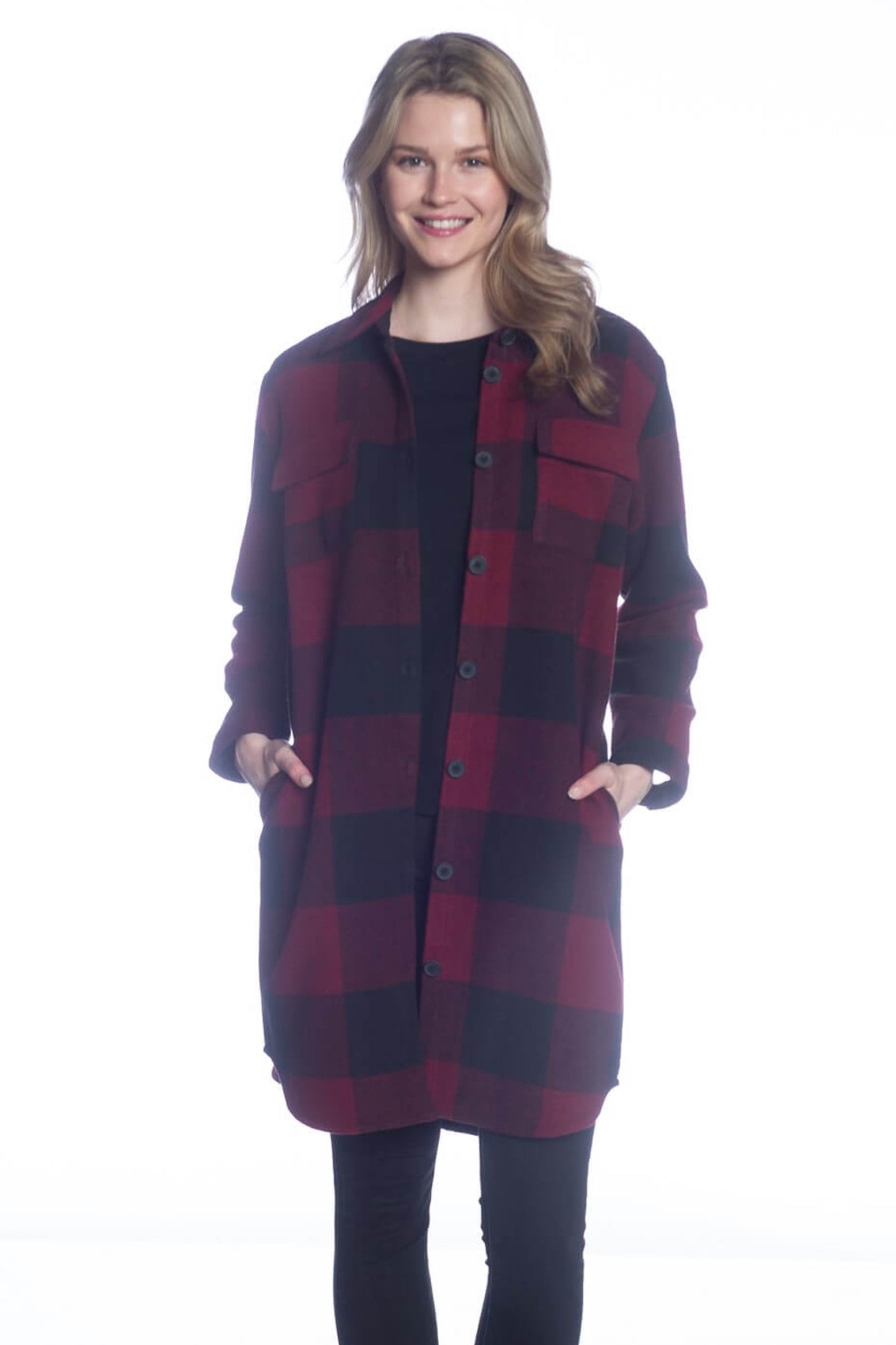 Buffalo Print Long Shacket
