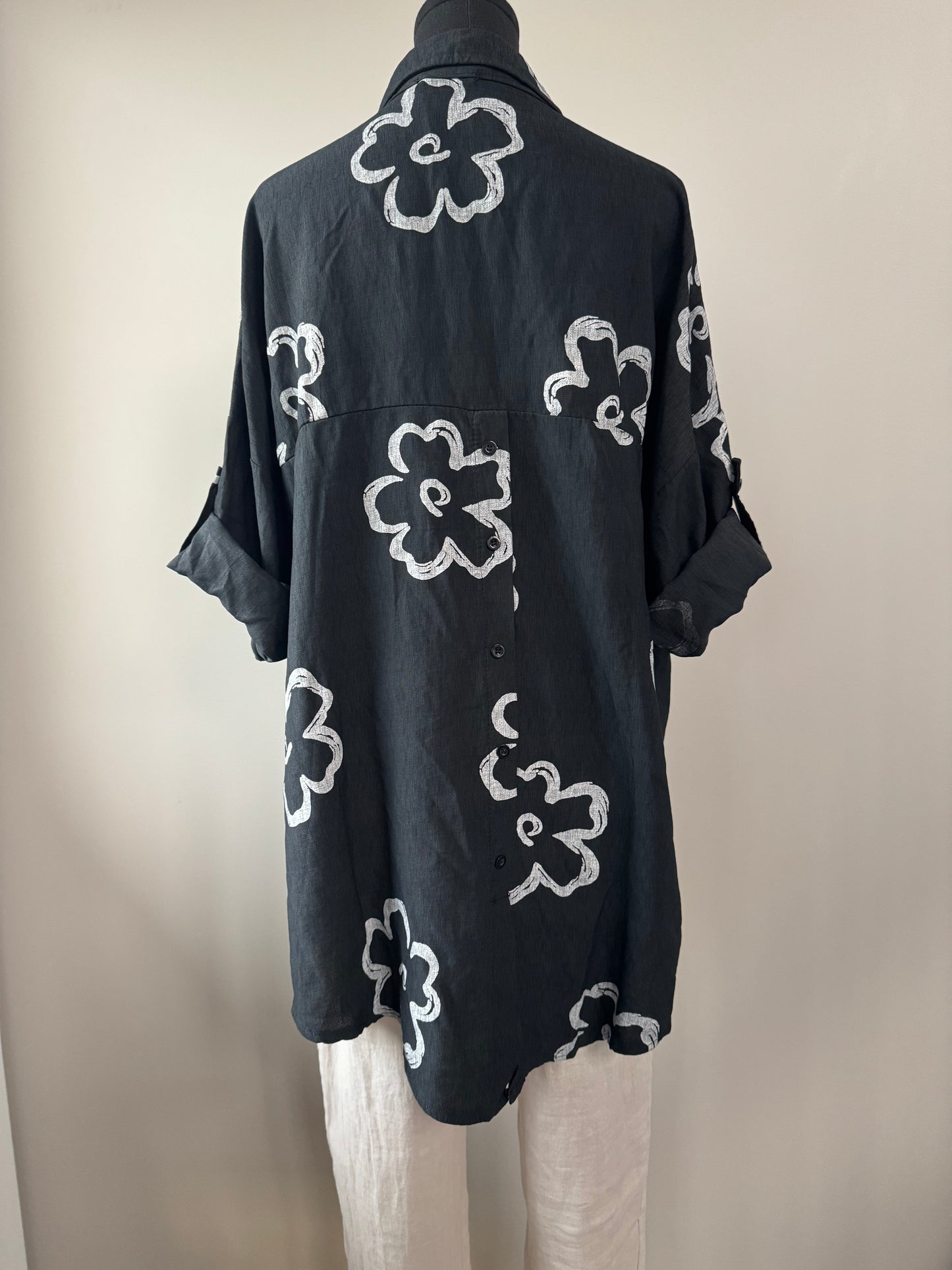 Flower tunic top