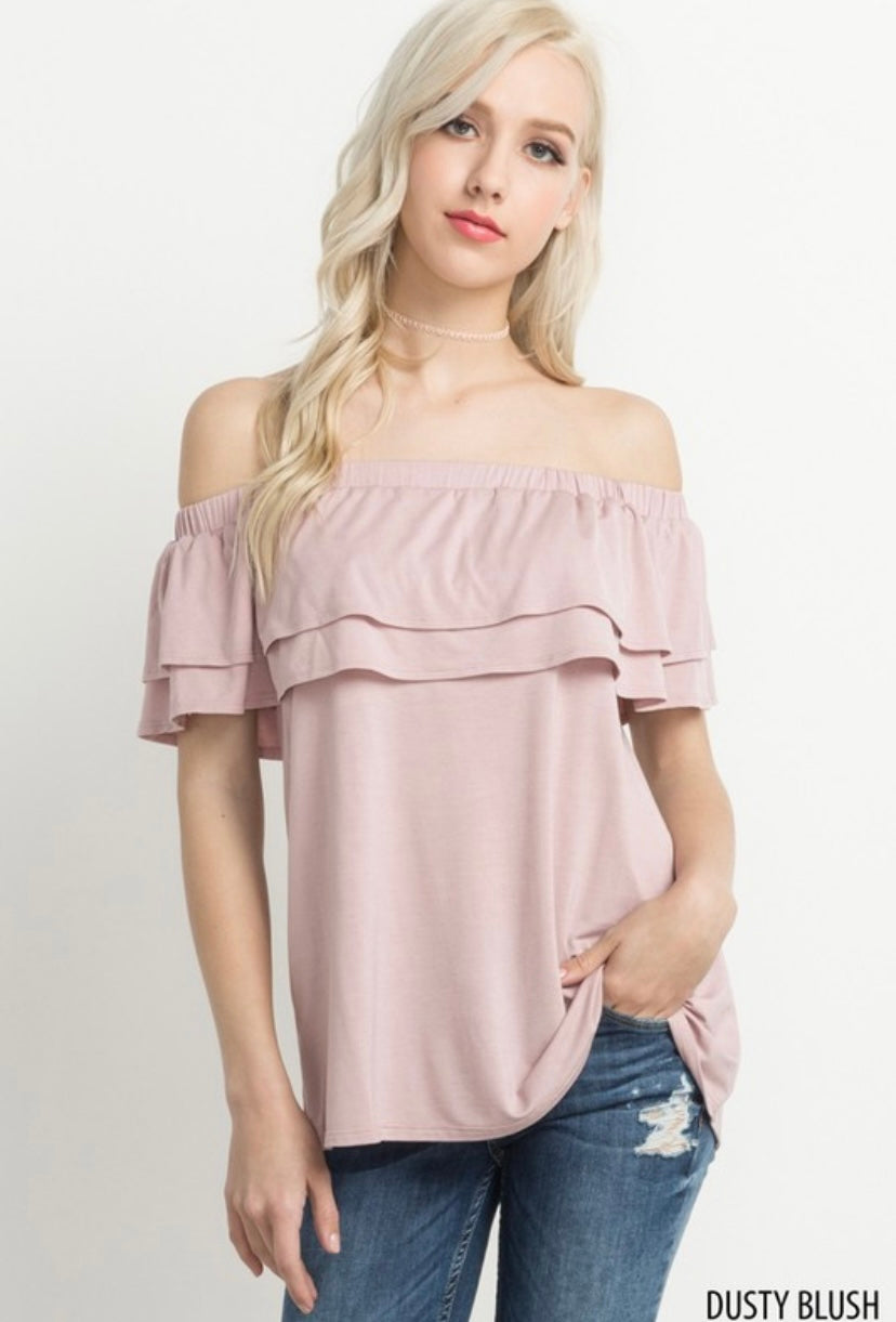Bamboo off shoulder top