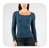 Rib crewneck Top