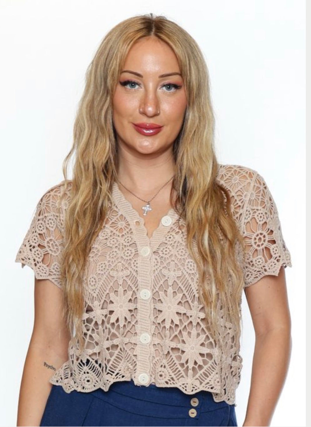 Embroidery Lace Cardigan