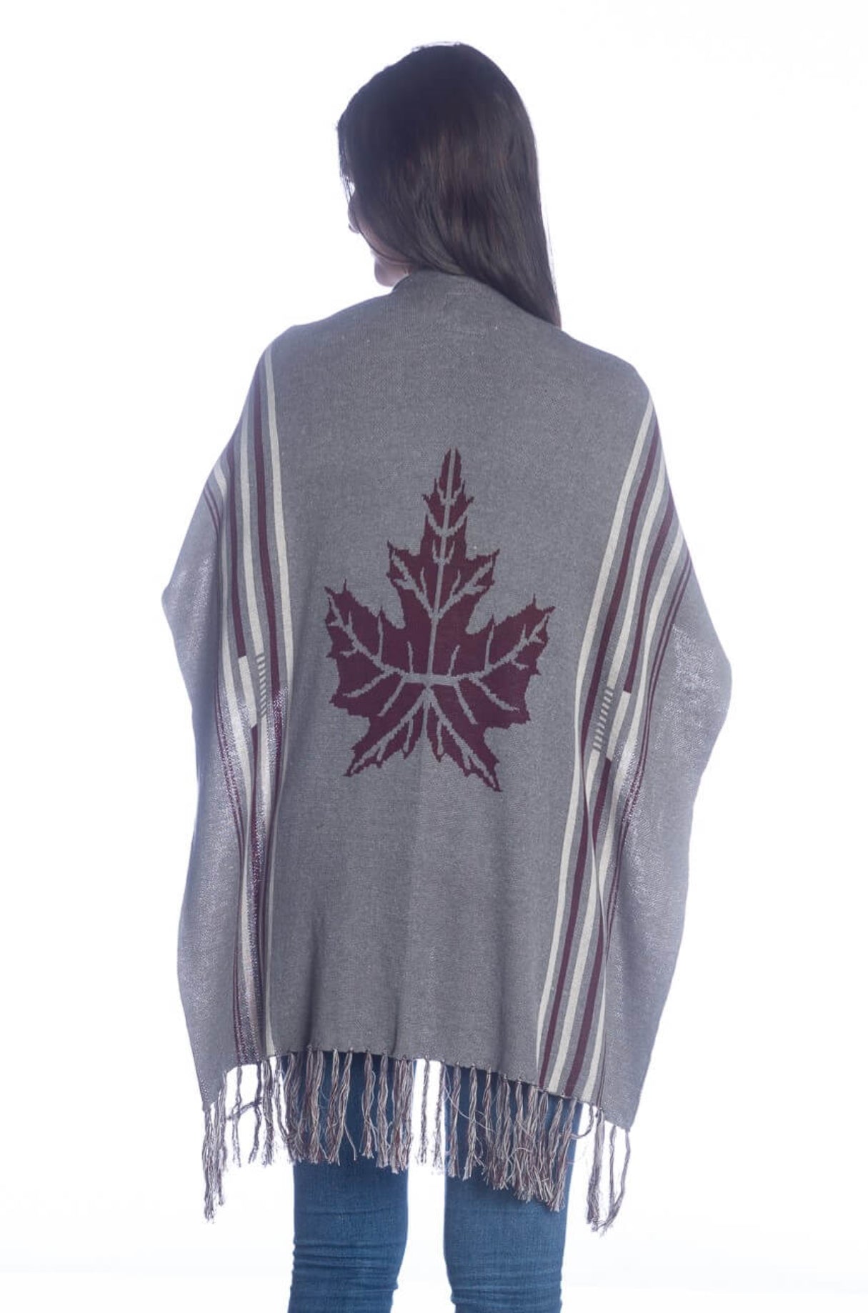 Leaf Fring shawl