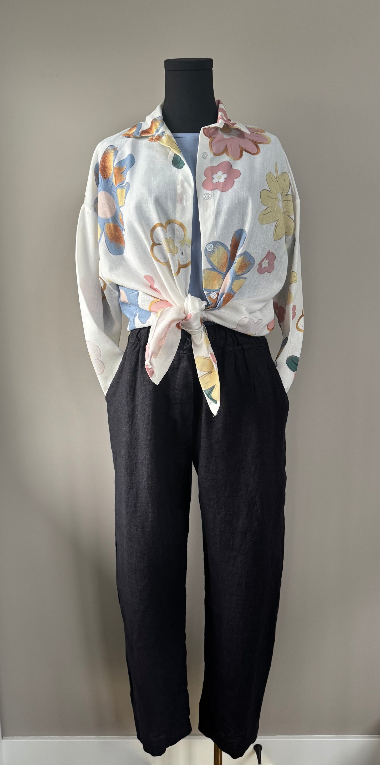 Flower Button Shirt