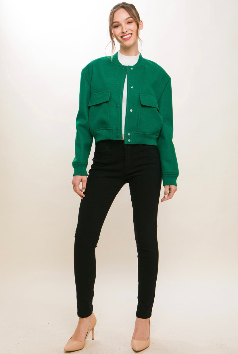 Love Tree Button Up Short Shacket