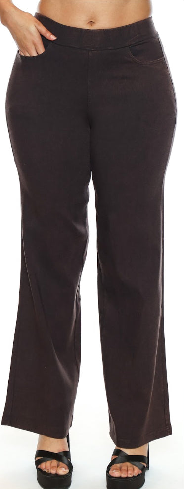 COMFORT WIDE LEG PULL-ON PANTS