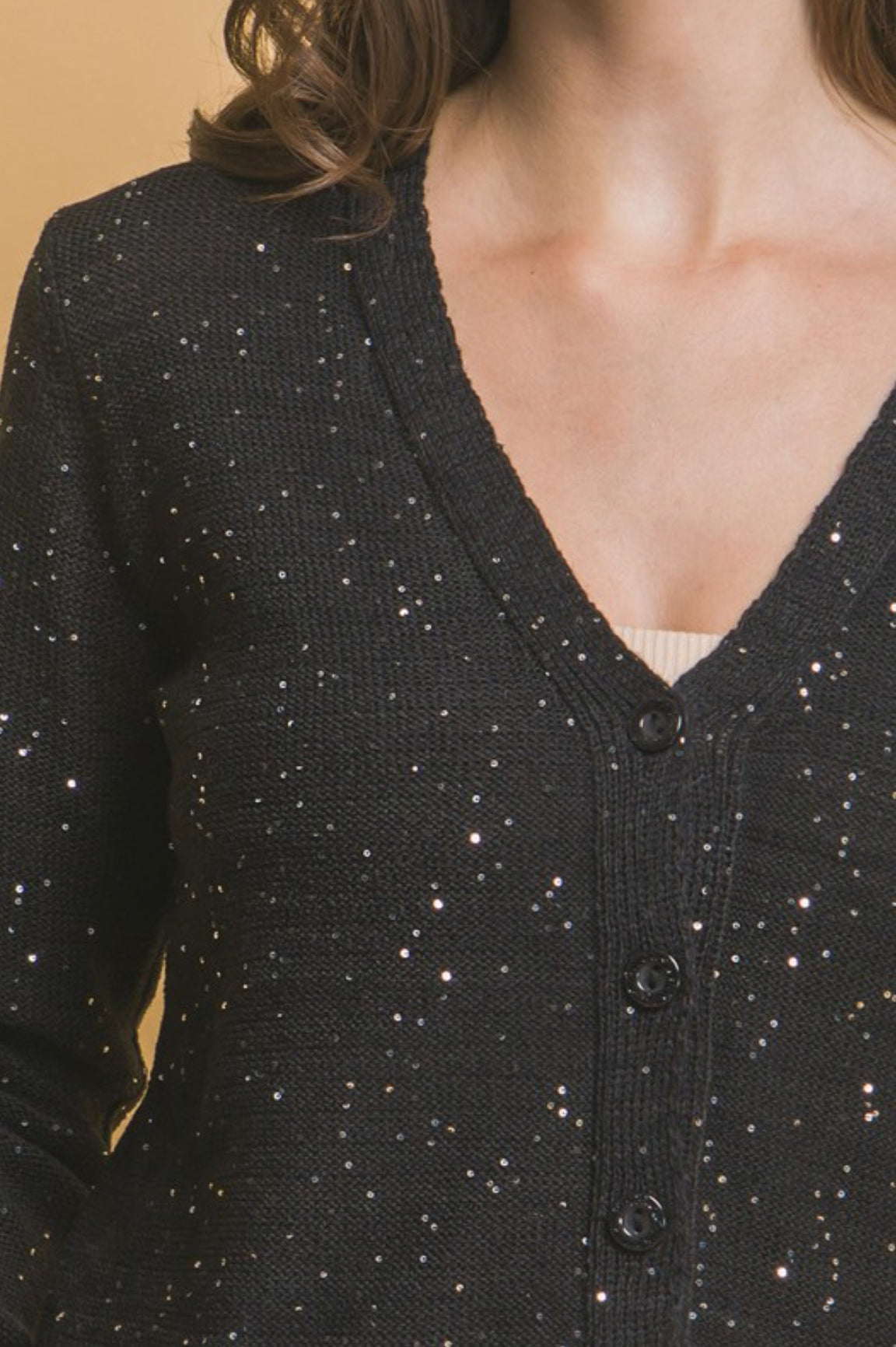 Love Tree Semi Cropped Cardigan