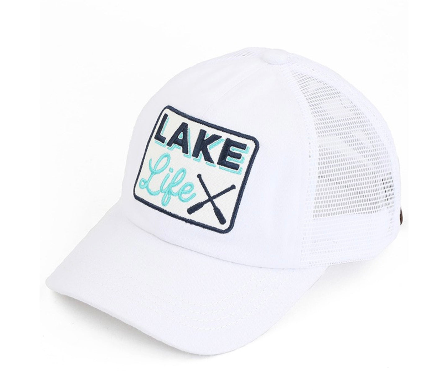 C.C. Lake Life Cross cross pony cap