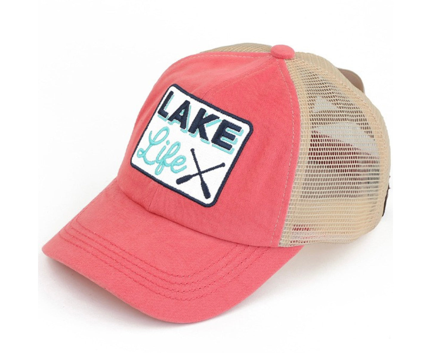 C.C. Lake Life Cross cross pony cap