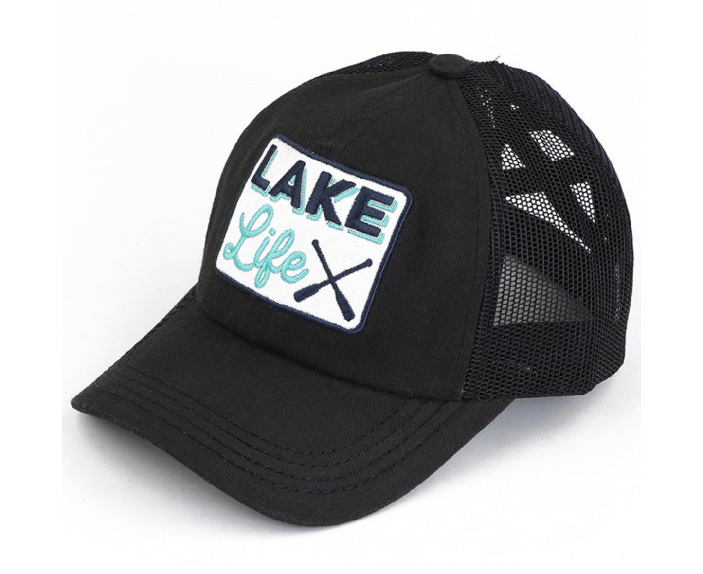 C.C. Lake Life Cross cross pony cap