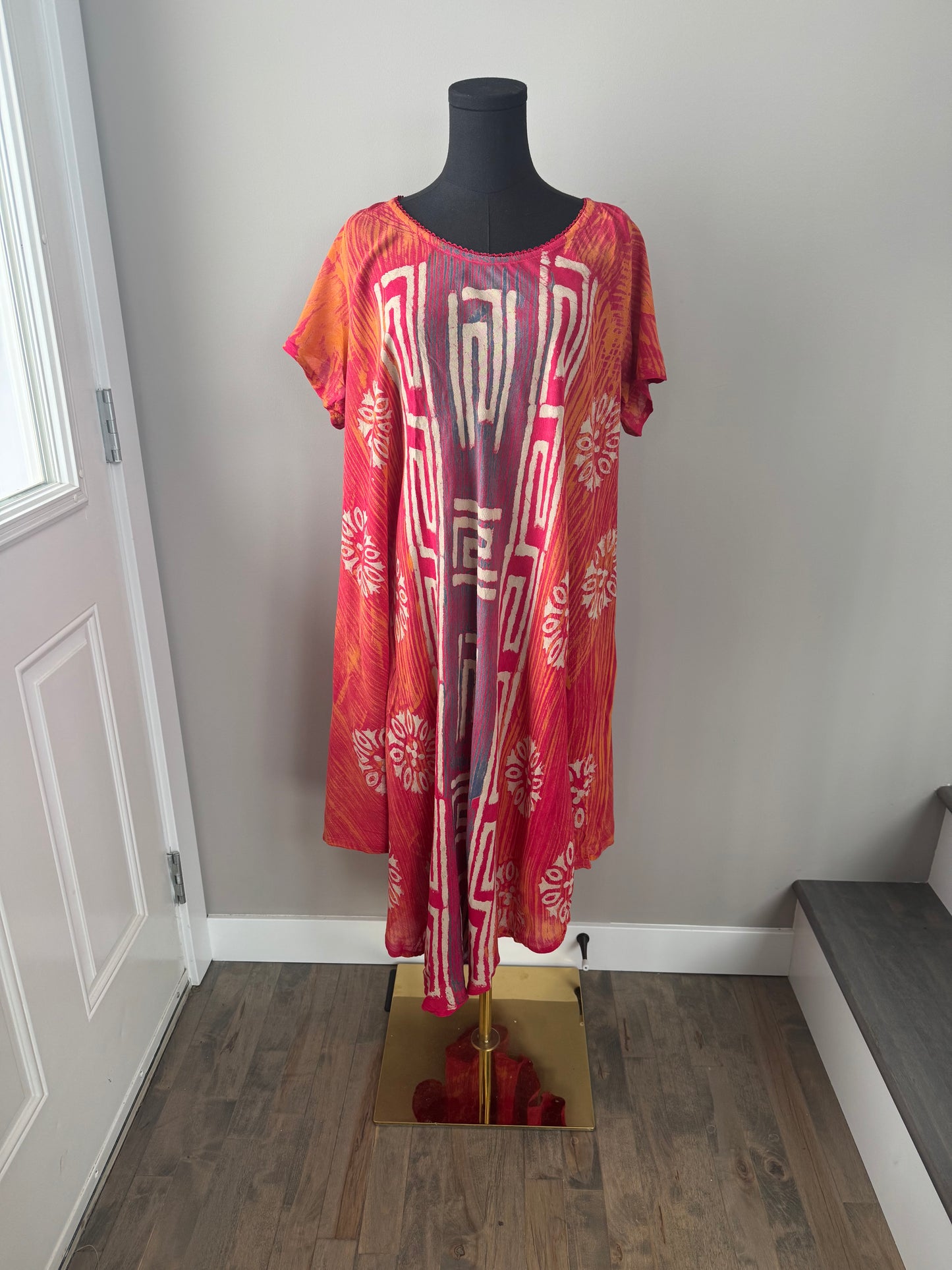 Tie Dye Dress w Sleeve