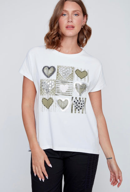 Olive Heart Top
