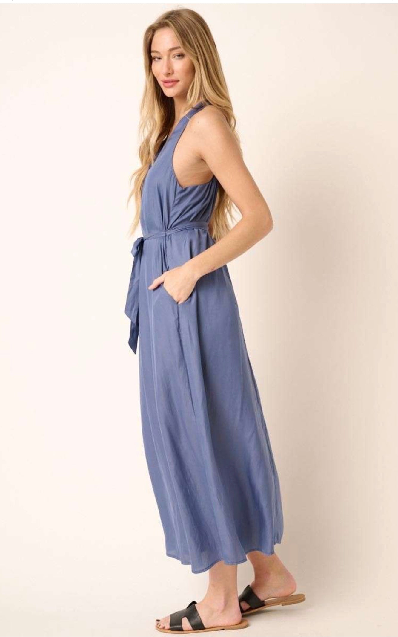 V Neck Maxi dress