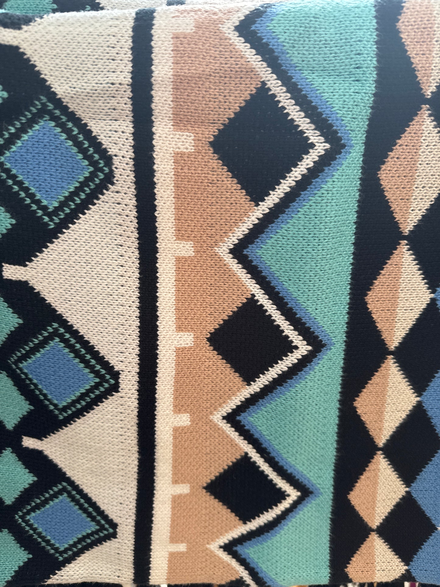 Blue shawl