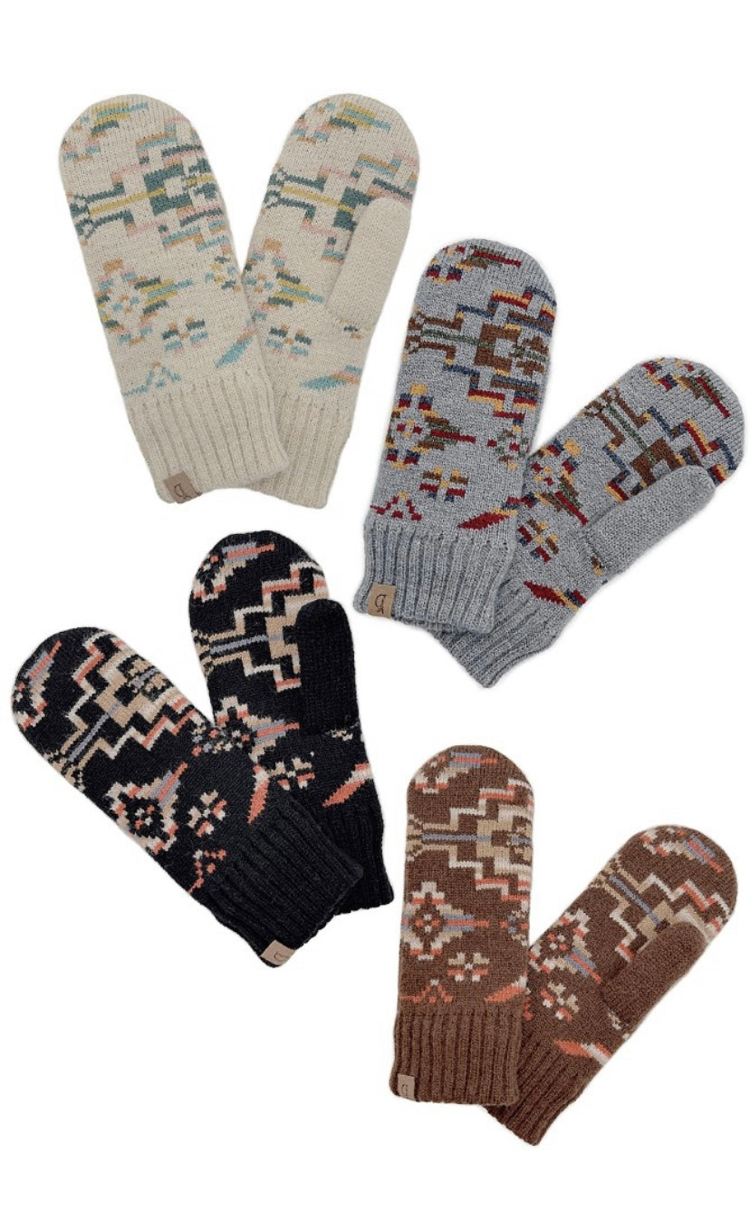 Aztec Mittens