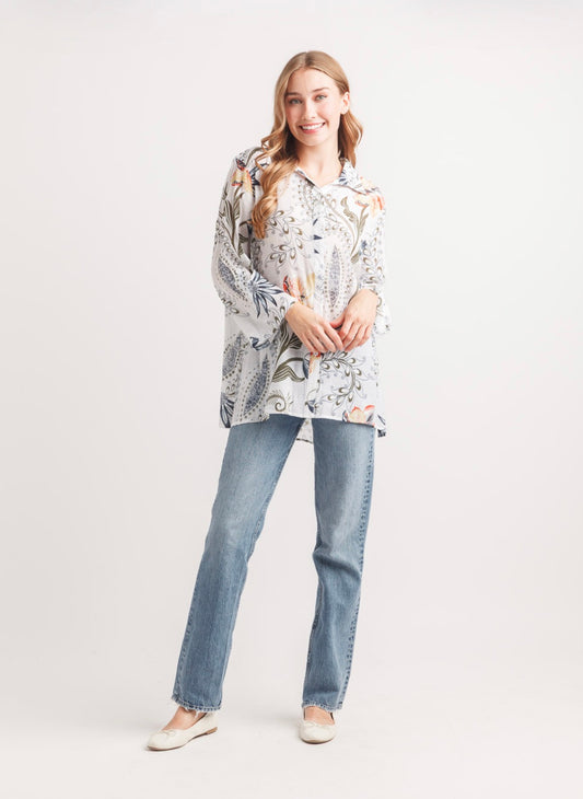 Paisley Collard Button shirt