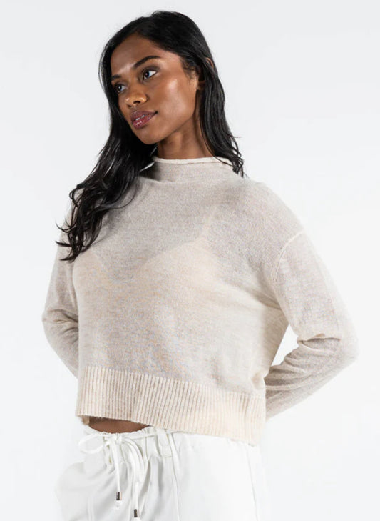 Light Knit Mock neck