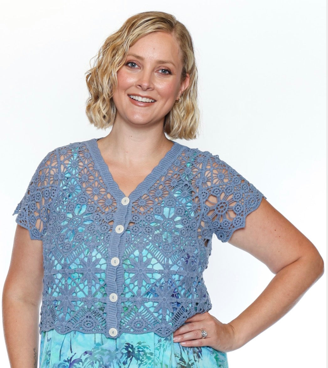 Embroidery Lace Cardigan