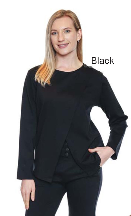Black tailored shirt