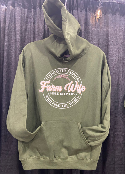 Farm Wife field delivery Hoodie