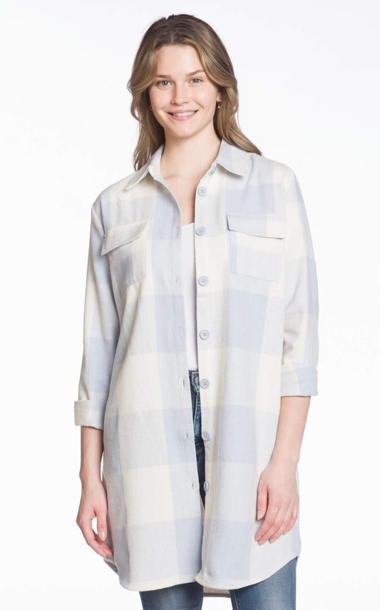 Sky Blue Buffalo Check