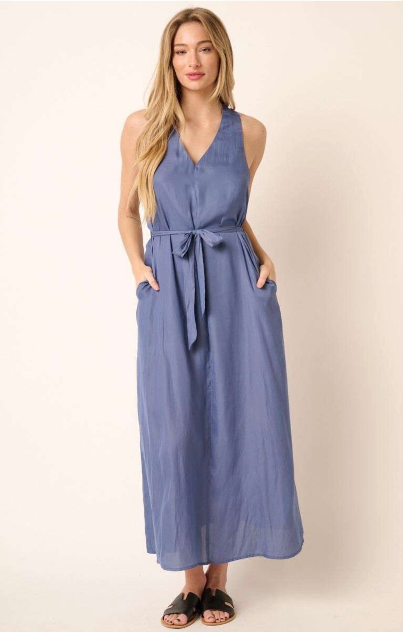 V Neck Maxi dress