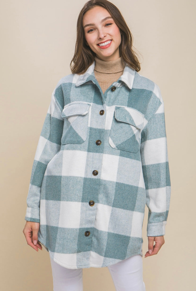 Plaid Pocket Shacket