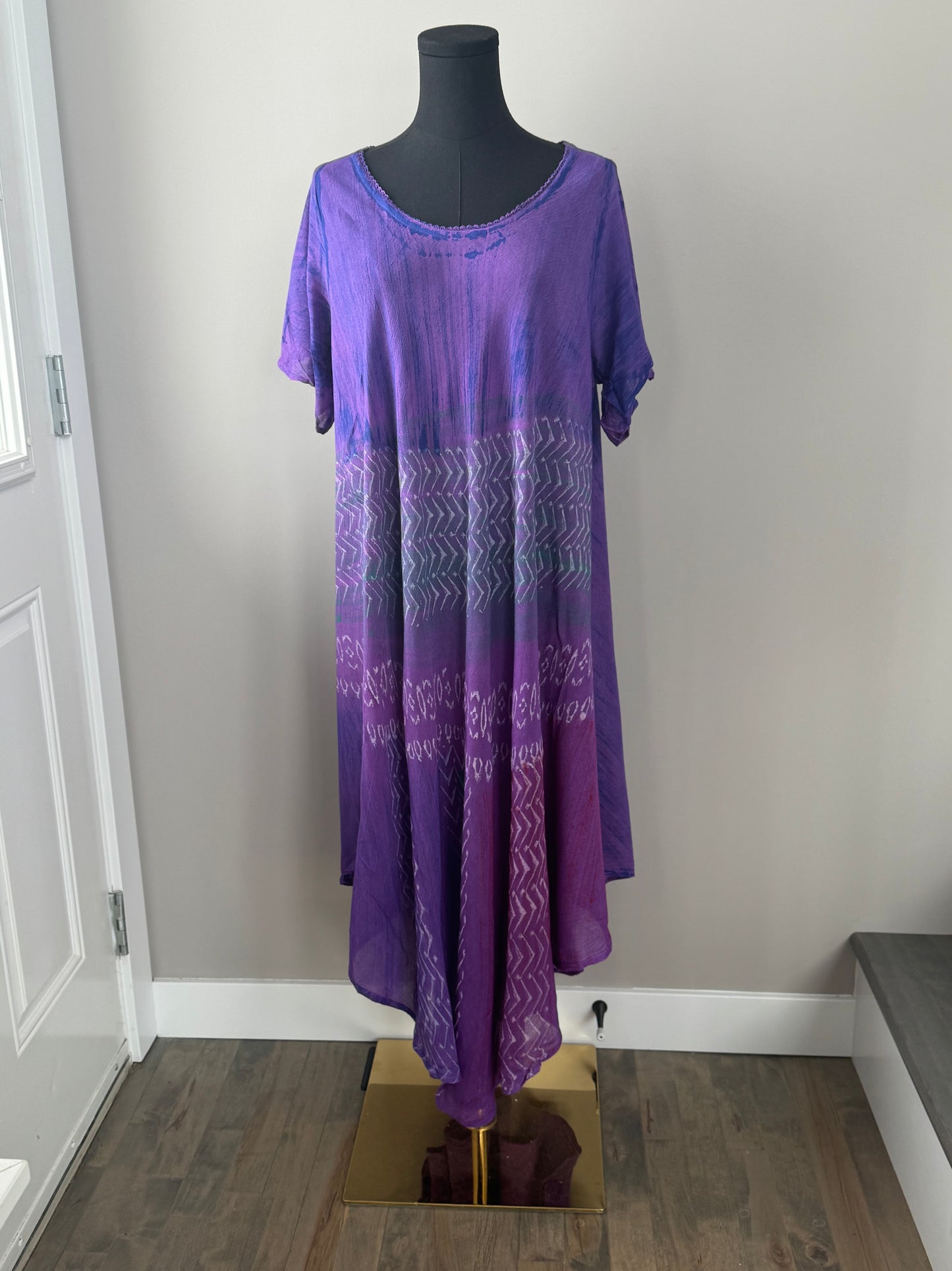 Tie Dye Dress w Sleeve