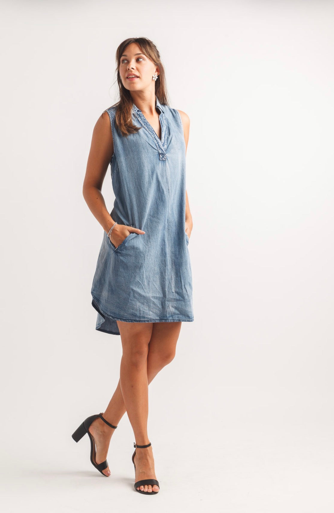 Denim Shirt Dress
