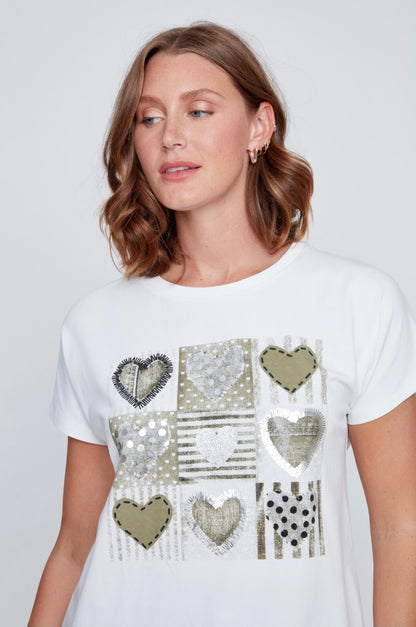 Olive Heart Top