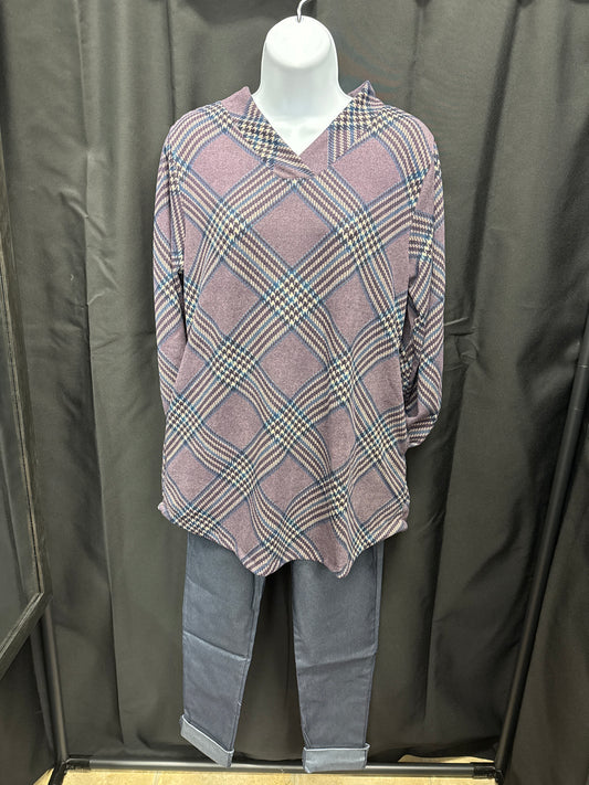 Purple plaid