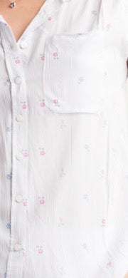 Floral Extended Button up