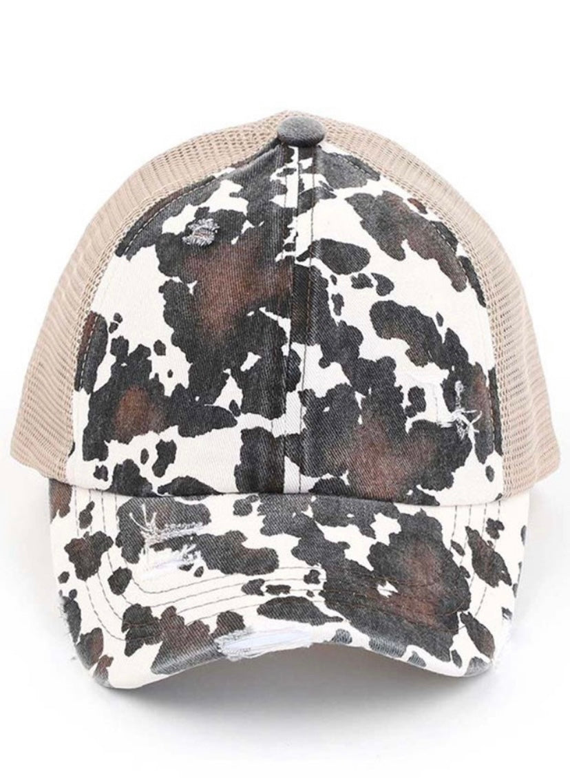 Cow Print hat