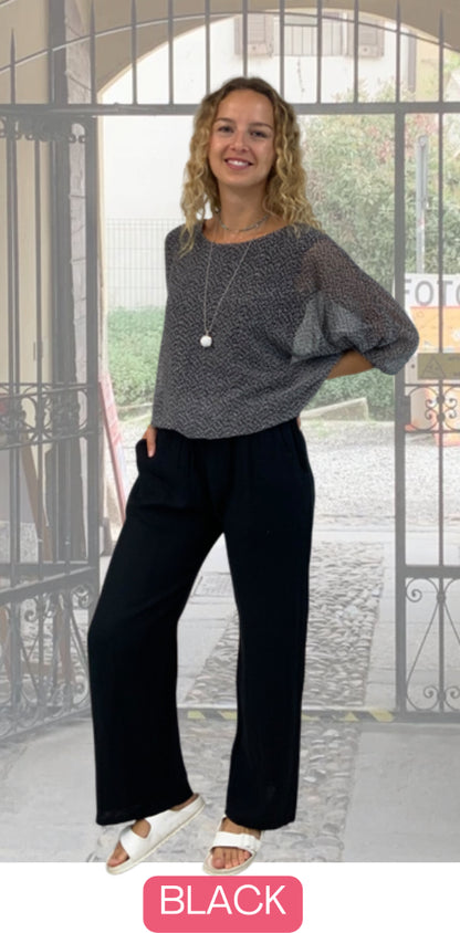 Speckled Sweater Top