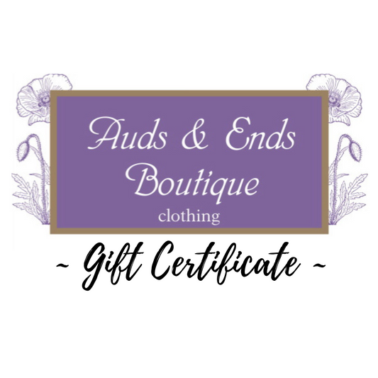 Auds & Ends Boutique Gift Card