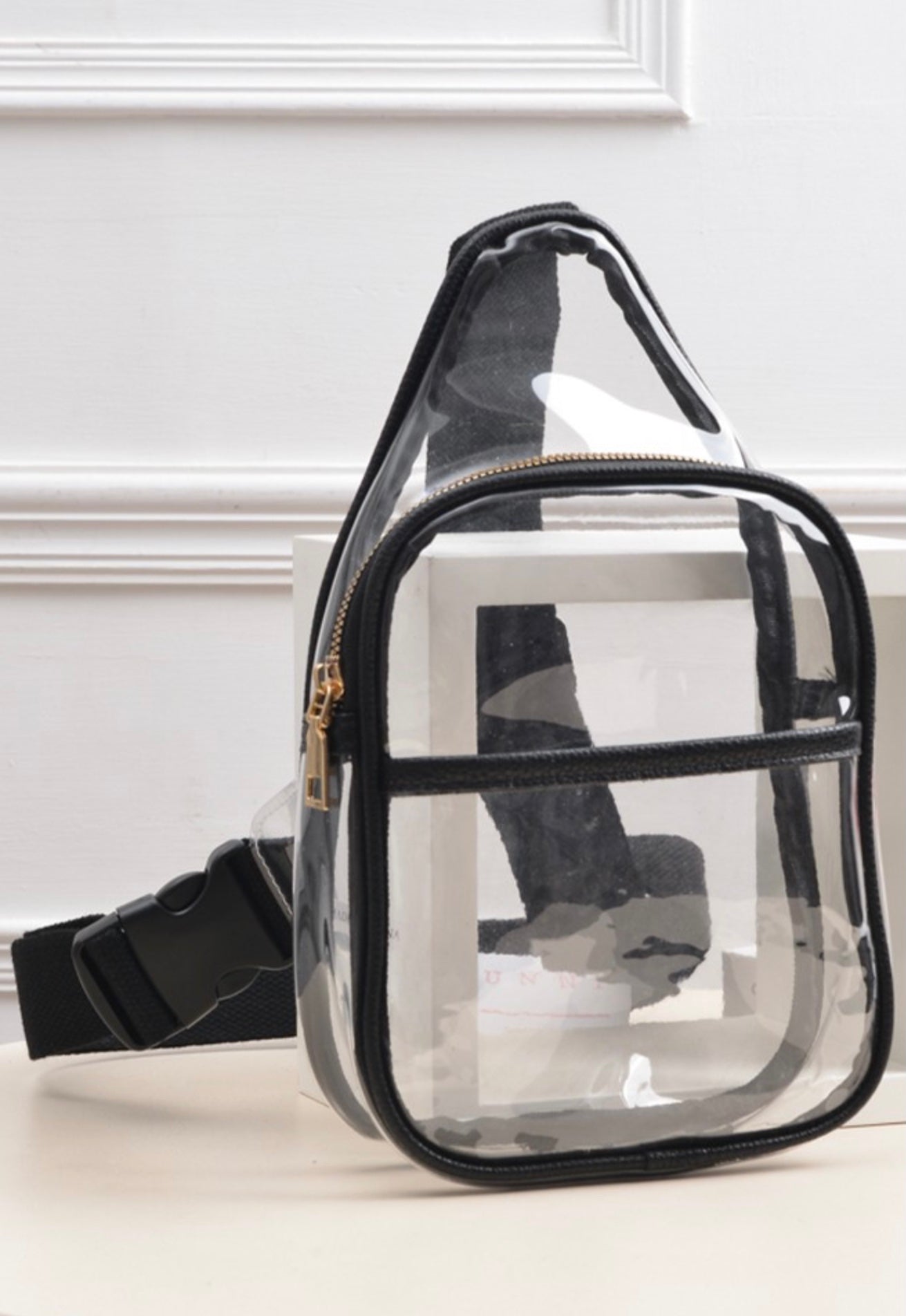 Clear stadium sling bag