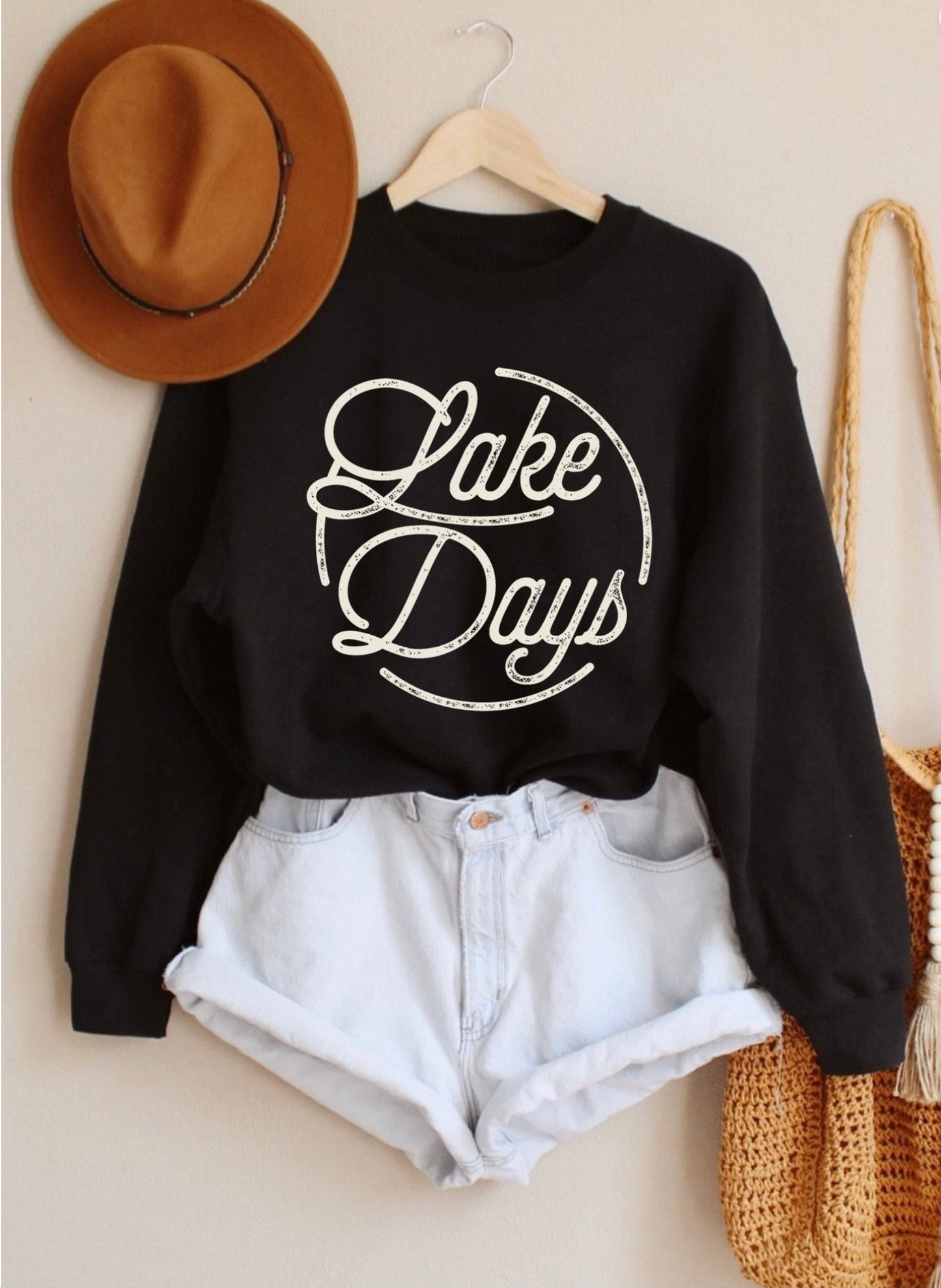 Lake Days crewneck sweatshirt