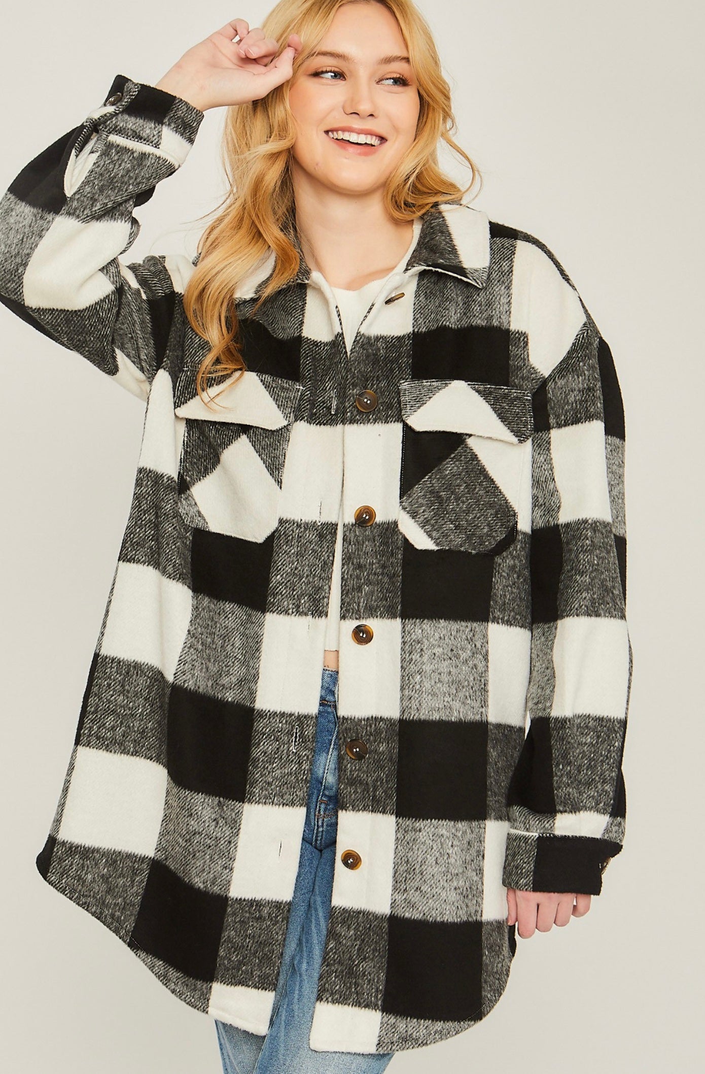 Plaid Pocket Shacket